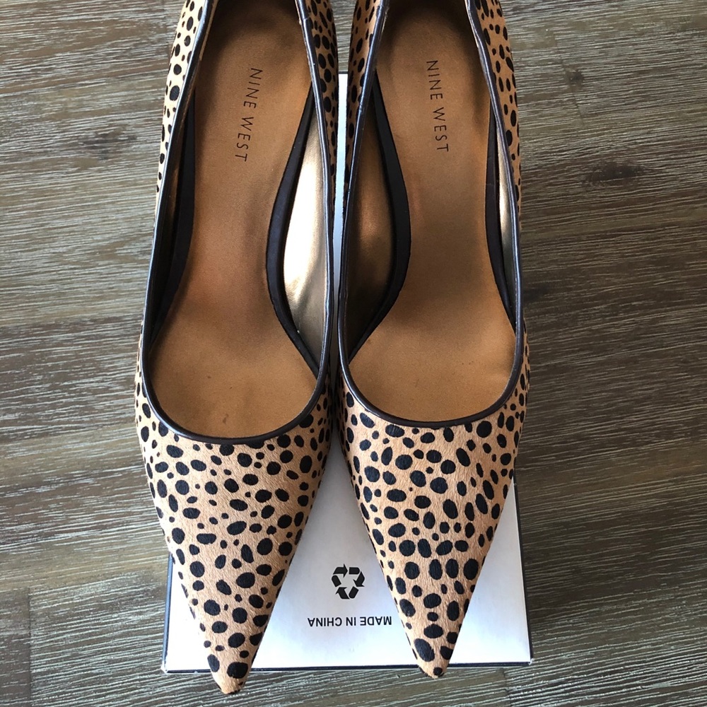Nine West Flax Pump in Cheetah, Size 10